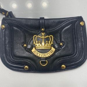 Juicy Couture leather wristlet